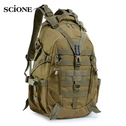 Mochila táctica hombre MOLLE para acampar escalada senderismo