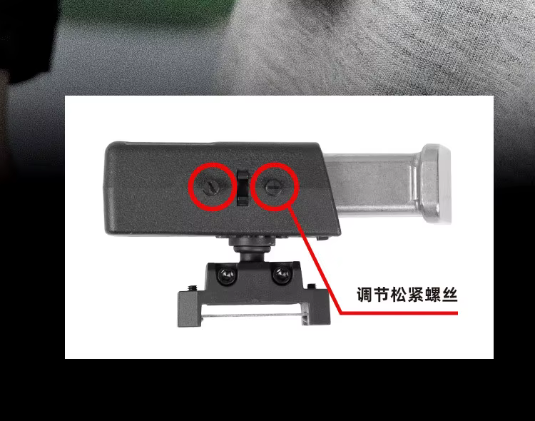 Detalle del sistema para rotación y acceso