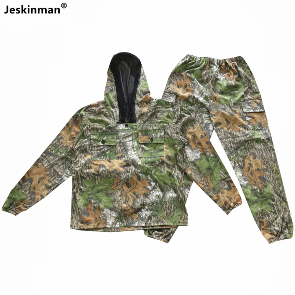 Hit Tortuga chaqueta camuflaje antimosquitos con capucha primavera