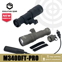 M340DFT PRO Linterna táctica LED doble combustible lateral desplazada