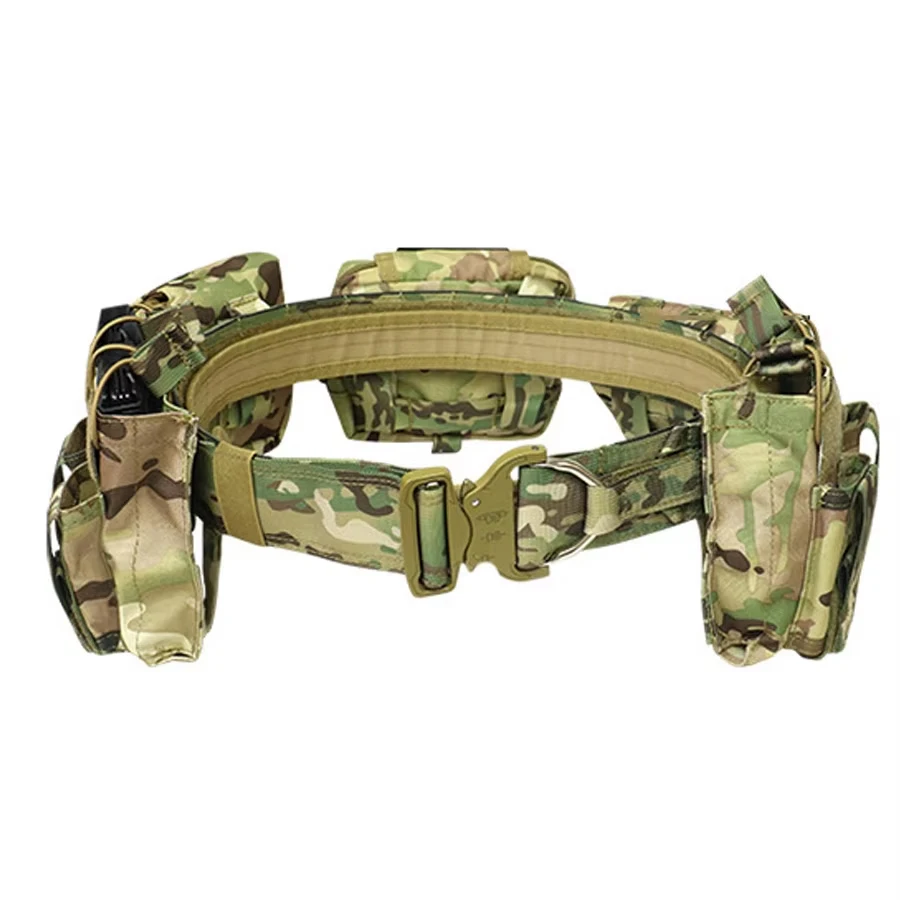 Cinturón táctico MOLLE modular con hebilla tipo serpiente desmontable - imagen 2