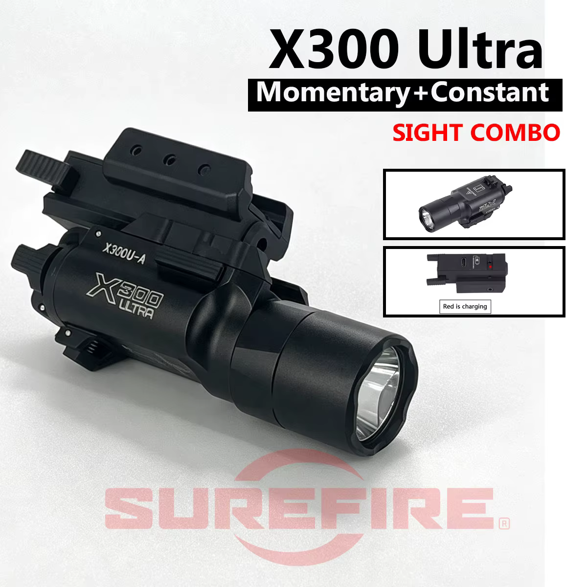 SureFire X300 Ultra: Linterna táctica con láser para Glock - imagen 4