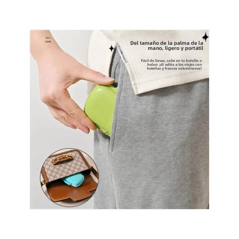 Caja de medicamentos portátil impermeable con compartimentos - imagen 5