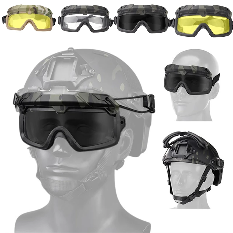 Gafas tácticas protectoras UV antiblock caza y paintball - imagen 2