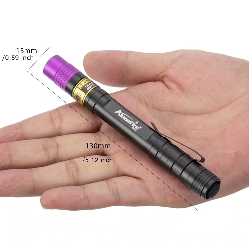 SV64 Linterna UV táctica de luz negra para verificación - imagen 5