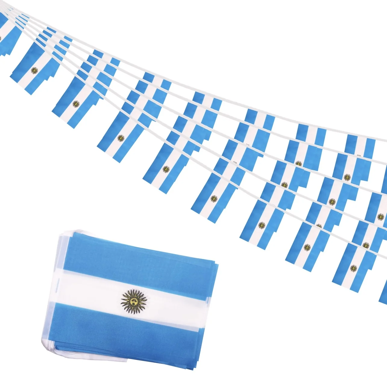 Banderas de Argentina para fiestas y festivales