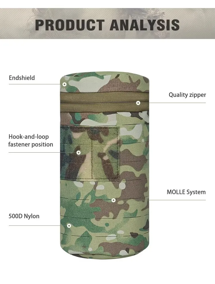 Correas MOLLE y sistema de fijación lateral