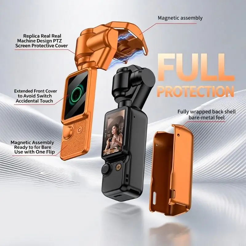 Funda magnética para cámara de acción Pocket 4, anti polvo y resistente - imagen 2