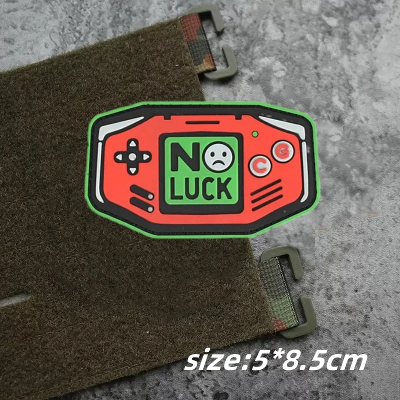 Parche táctico PVC bordado nostálgico Gameboy – Velcro para equipamiento - imagen 3