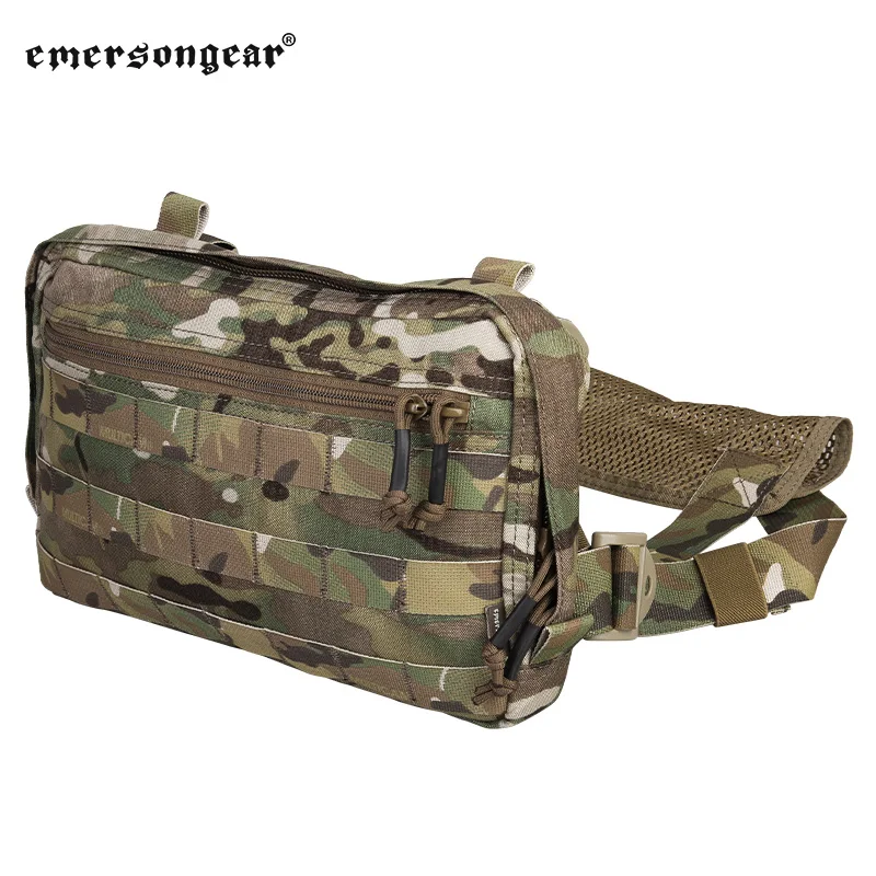 Bolsa táctica Emersongear en color negro sobre fondo neutro