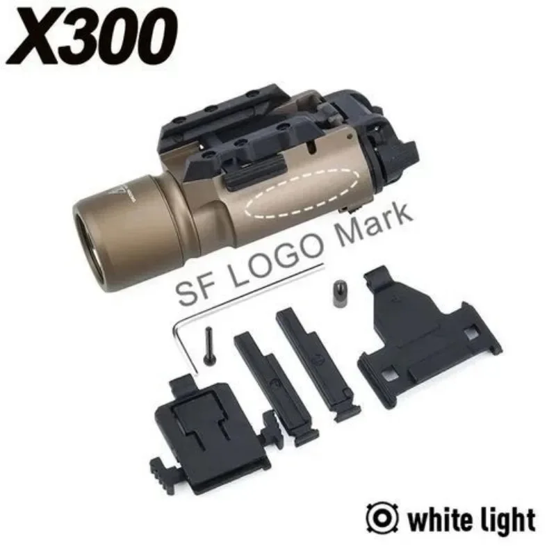 Linterna táctica LED estroboscópica SureFire X300 Picatinny pistola - imagen 3