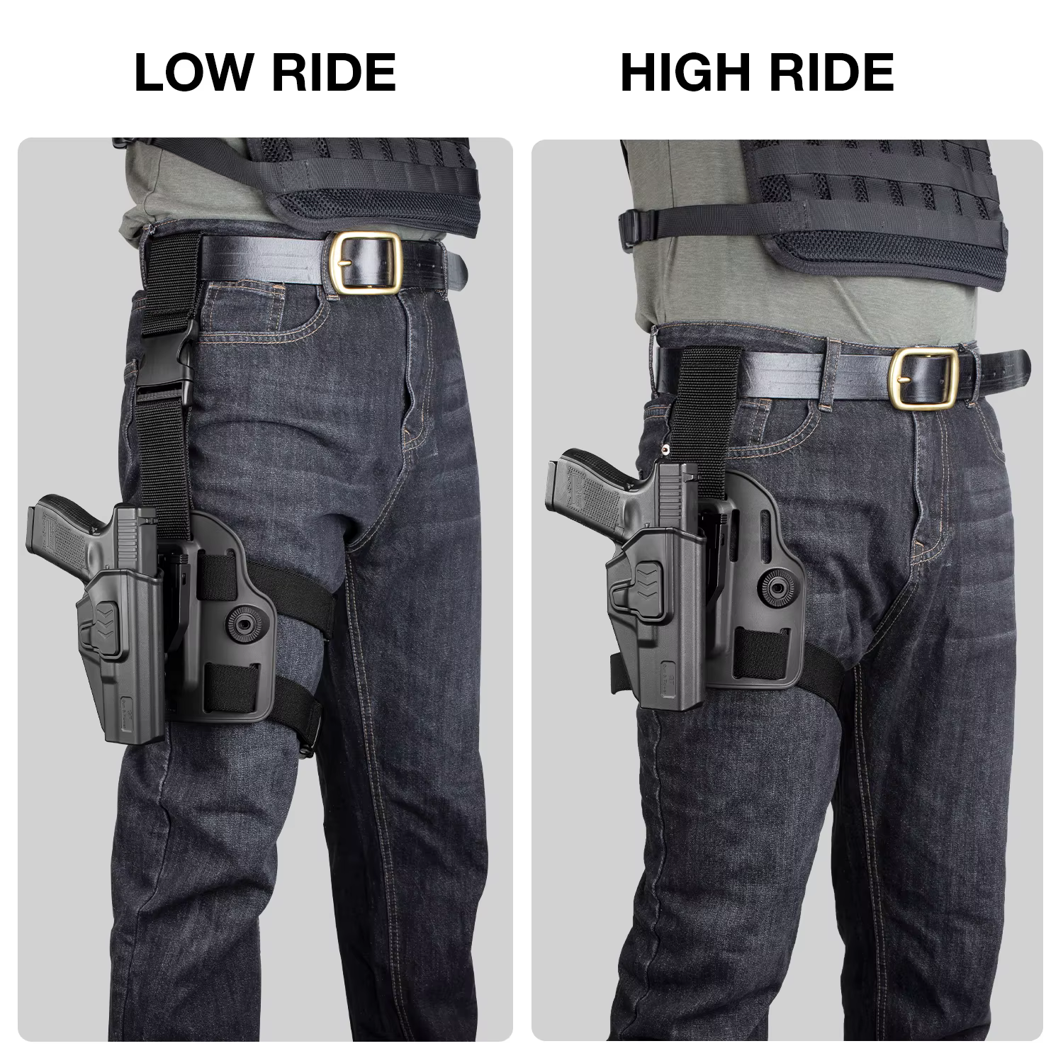 Funda de pierna Drop Leg para pistola 1911 Full Size 5'' sin riel - imagen 4