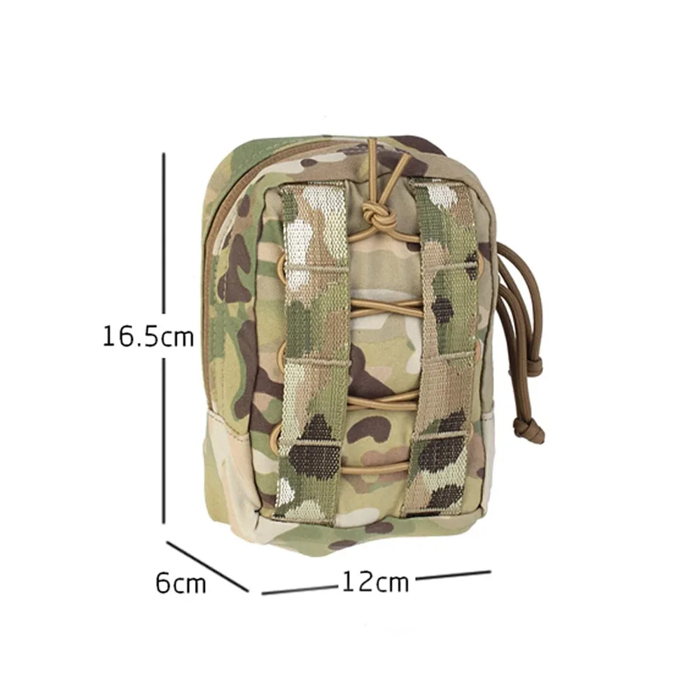 Bolsa táctica vertical en uso