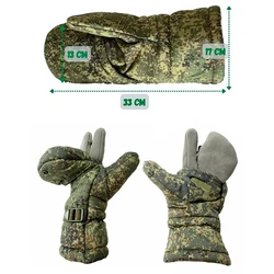 Guantes tácticos Airsoft impermeables doble capa cálidos
