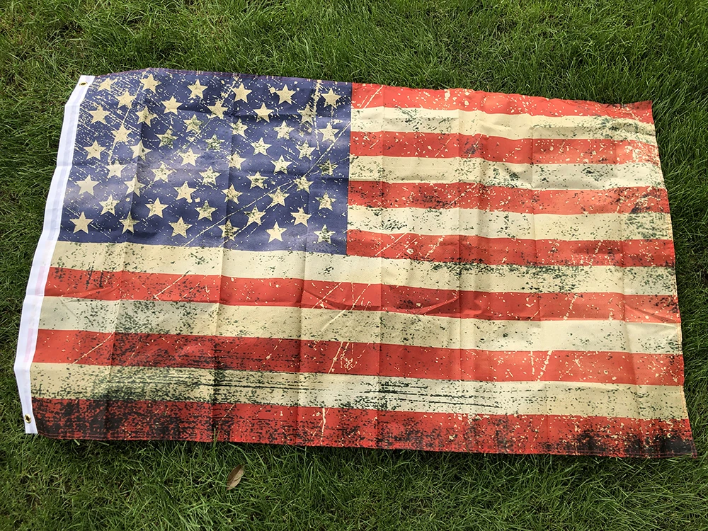 Banderín táctico vintage tejino teñido USA - imagen 4