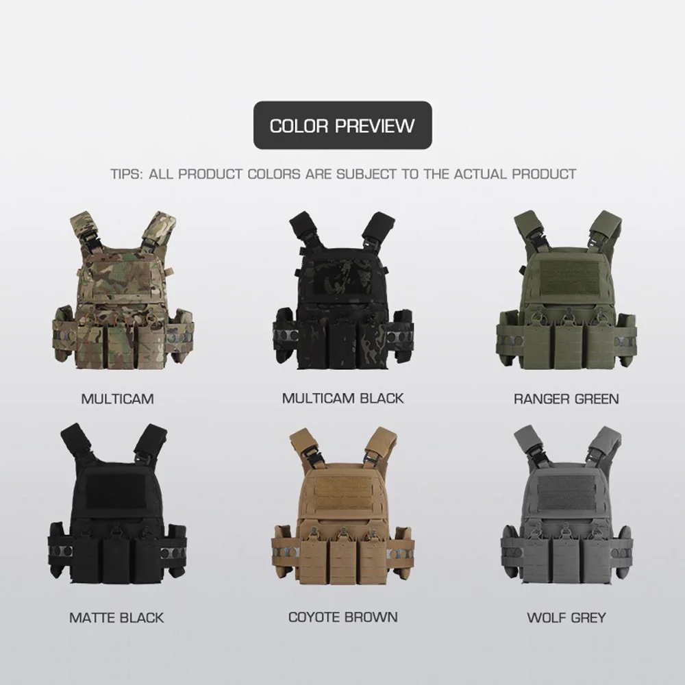 Sistema MOLLE y triple portacargadores del chaleco V5