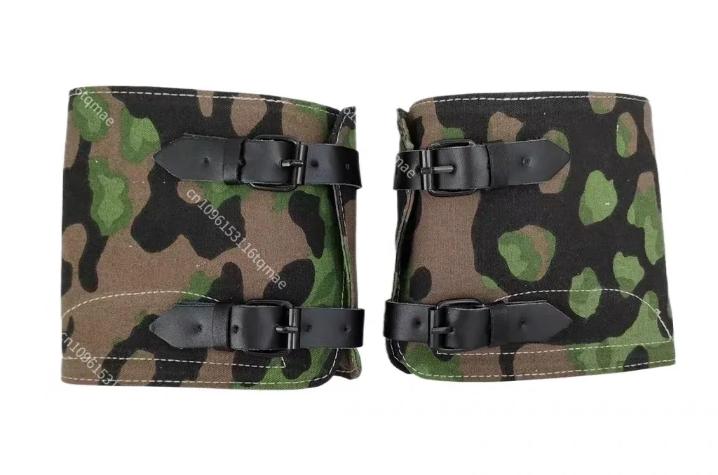 Leggings tácticos de lona soldado montaña alemán WWII para outdoor - imagen 2
