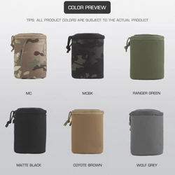 Bolsa táctica MOLLE doble cremallera para equipo de visión nocturna