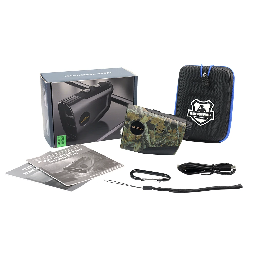 Telémetro láser de caza camuflaje recargable con vibración de bloqueo - imagen 5