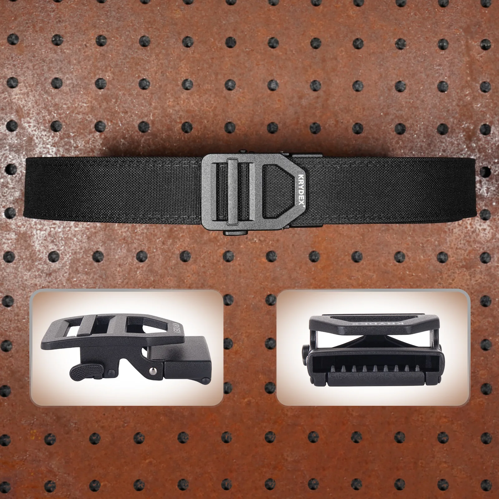 KRYDEX Cinturón táctico 1.5" Heavy Duty EDC Quick Release - imagen 5