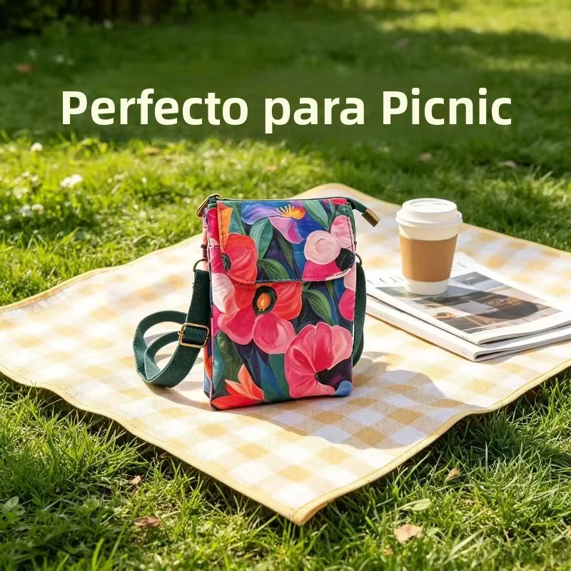 Funda táctica de teléfono mensajero acolchada estampado pastoril