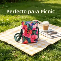 Funda táctica de teléfono mensajero acolchada estampado pastoril