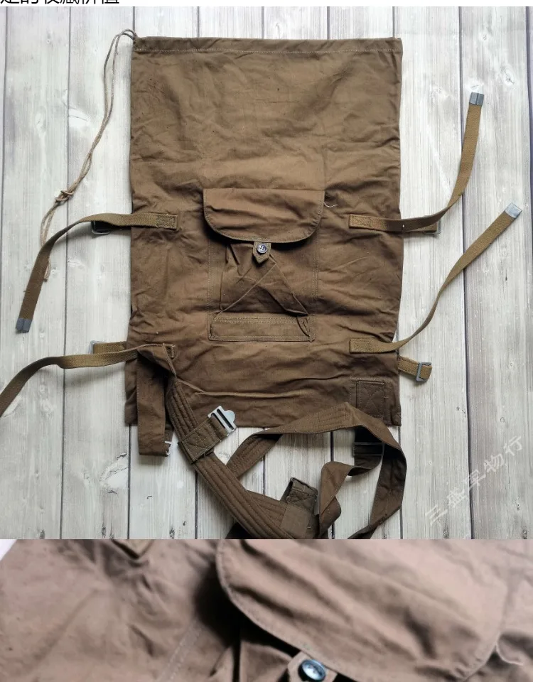 Bolsa de arpillera rusa M69 en uso