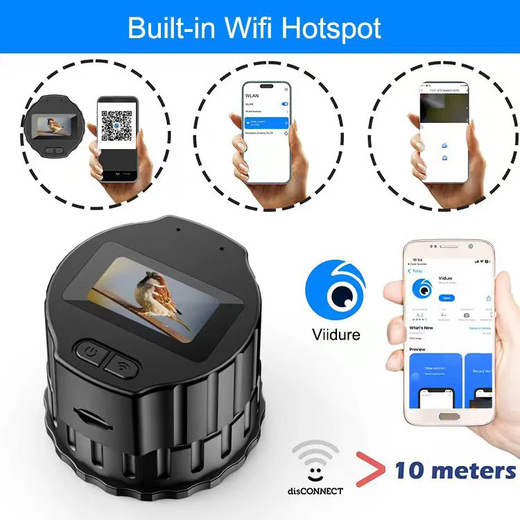 Cámara de visor WiFi HD con pantalla TFT integrada - imagen 2