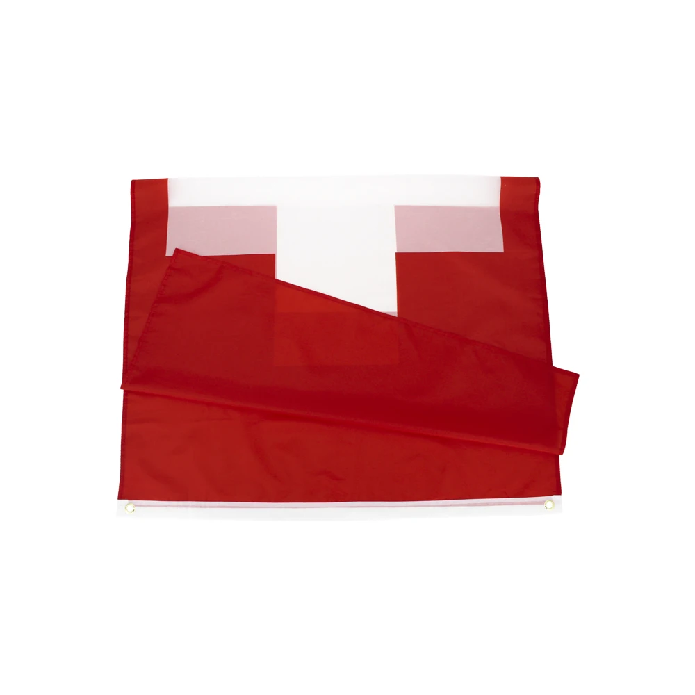 Bandera decorativa de Suiza en tela – Colgante exterior para pared o jardín