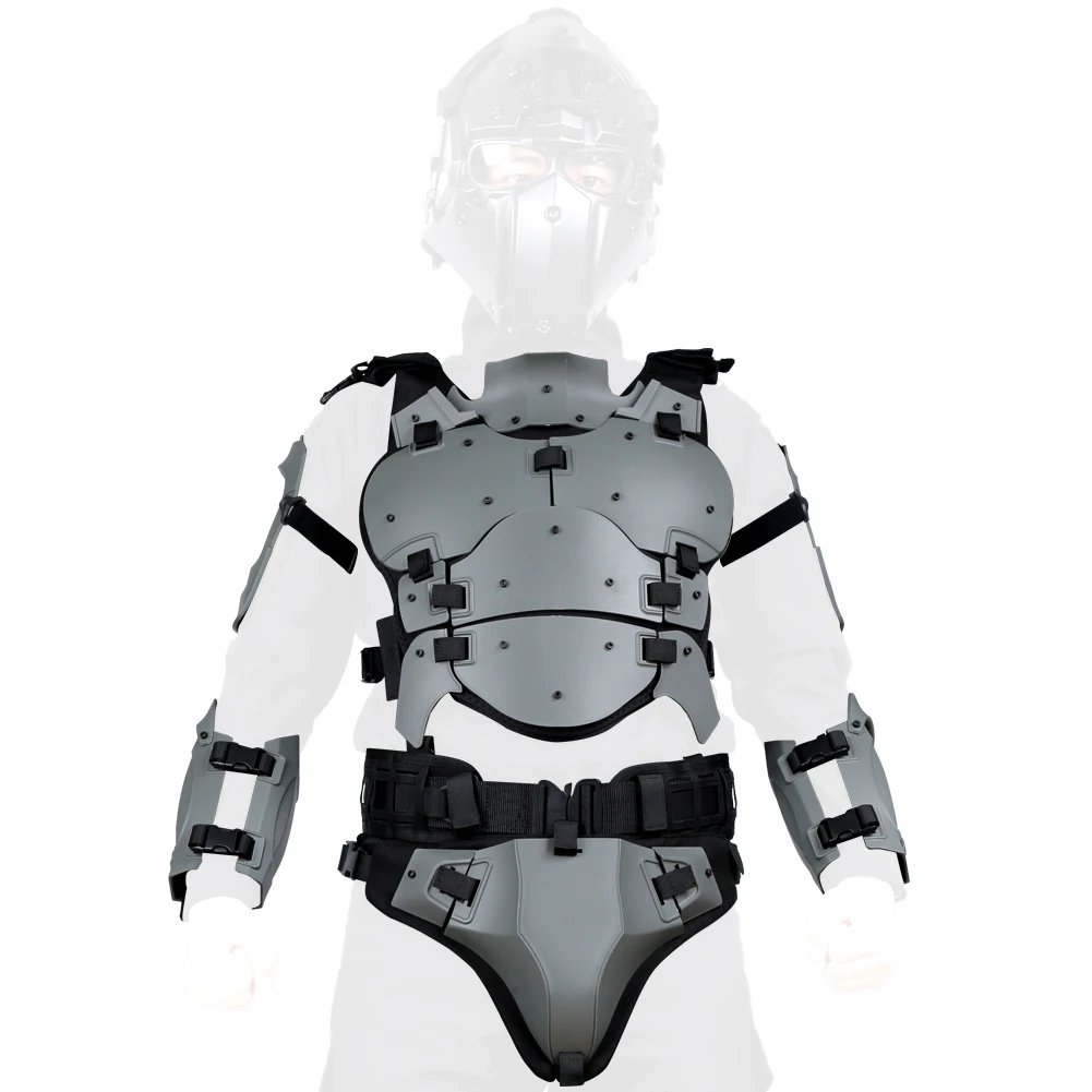 Armadura táctica modular chaleco protección codos pecho entrepierna - imagen 5