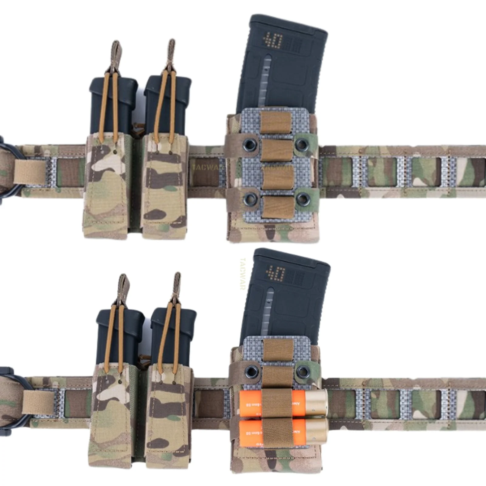 Portacargadores MOLLE para escopeta 12GA, bolsa individual táctica - imagen 4