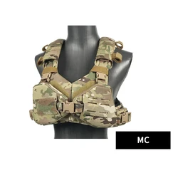 DMGear Chaleco táctico mujer con placas MOLLE ligero para exteriores