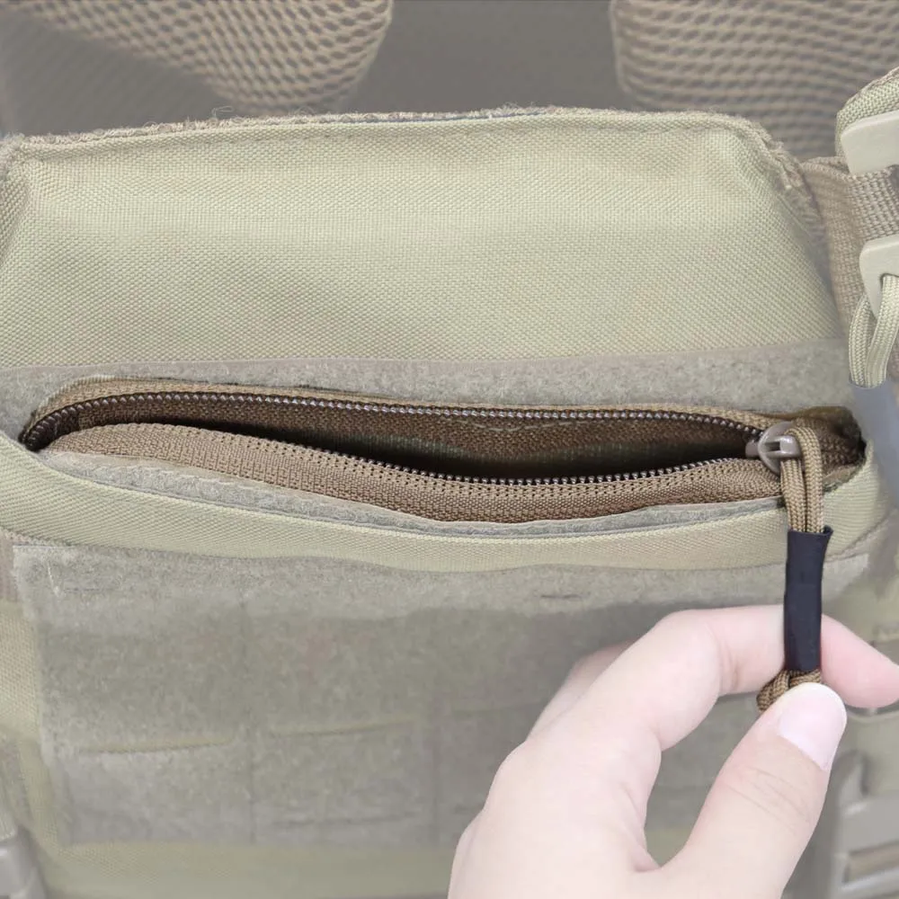 Chest Rig táctico con cremallera para Airsoft/Paintball - imagen 5