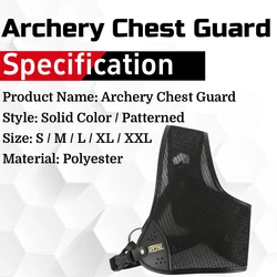 Protector de pecho tiro con arco para arquero diestro – Caza y blanco