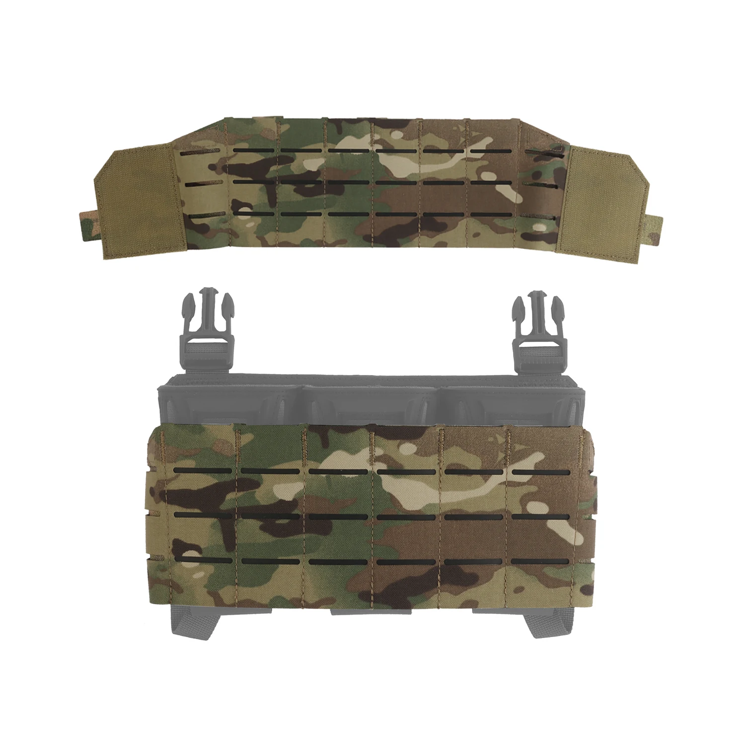 Triple Mag KZ Placa expansora MOLLE de segunda capa