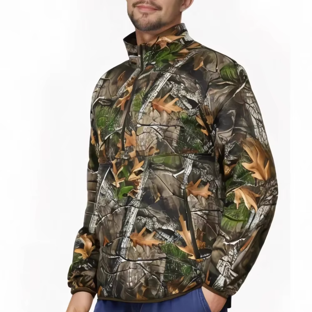 Keeep Sudadera térmica camuflaje para caza y pesca - ligera y cálida