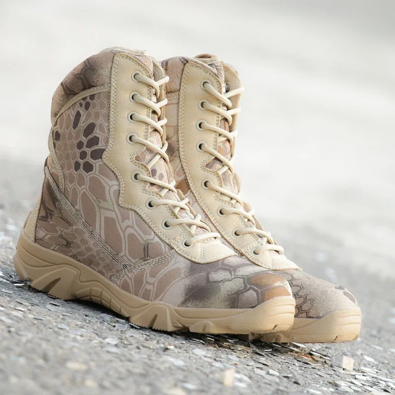Botas tácticas hombre impermeables de combate estilo desierto - imagen 5