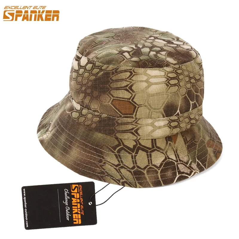 Bonnie – Sombrero bucket camuflaje táctico hombre protección solar - imagen 3