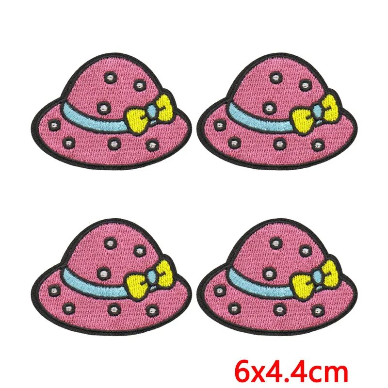 Parche bordado Y2K chica dulce termoadhesivo rosa para DIY - imagen 3