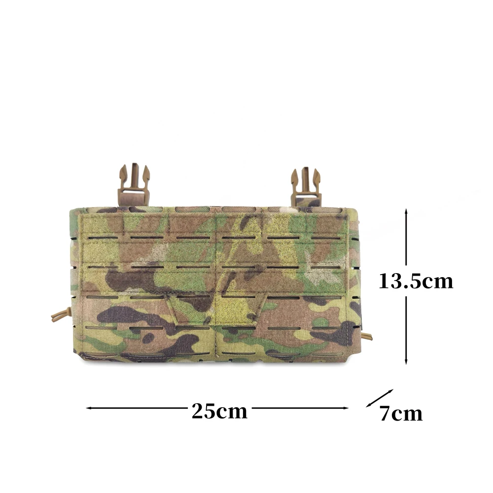 Bolsa táctica MOLLE porta cargadores para placard de pecho - imagen 4