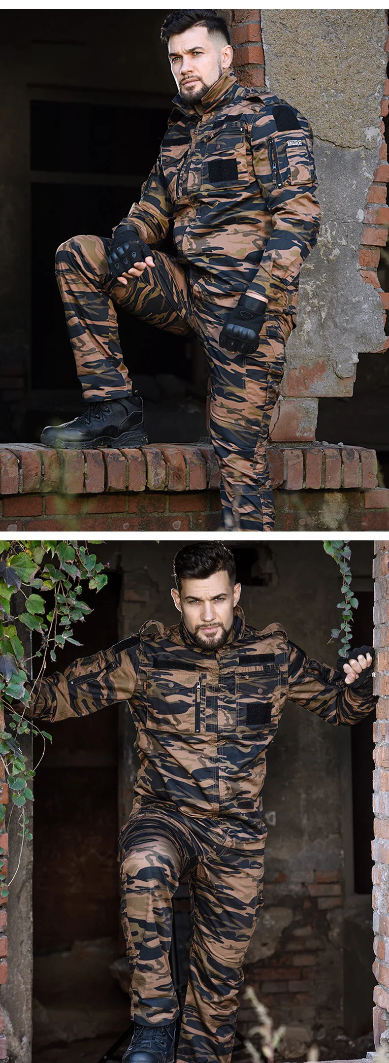 Pantalones tácticos con refuerzos