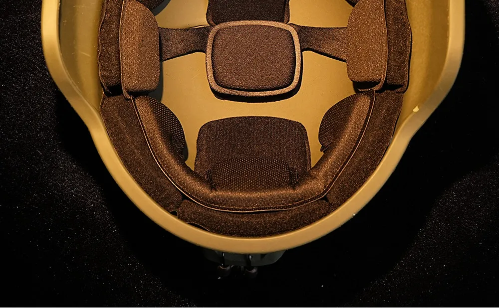 Detalle de sujeción con velcro
