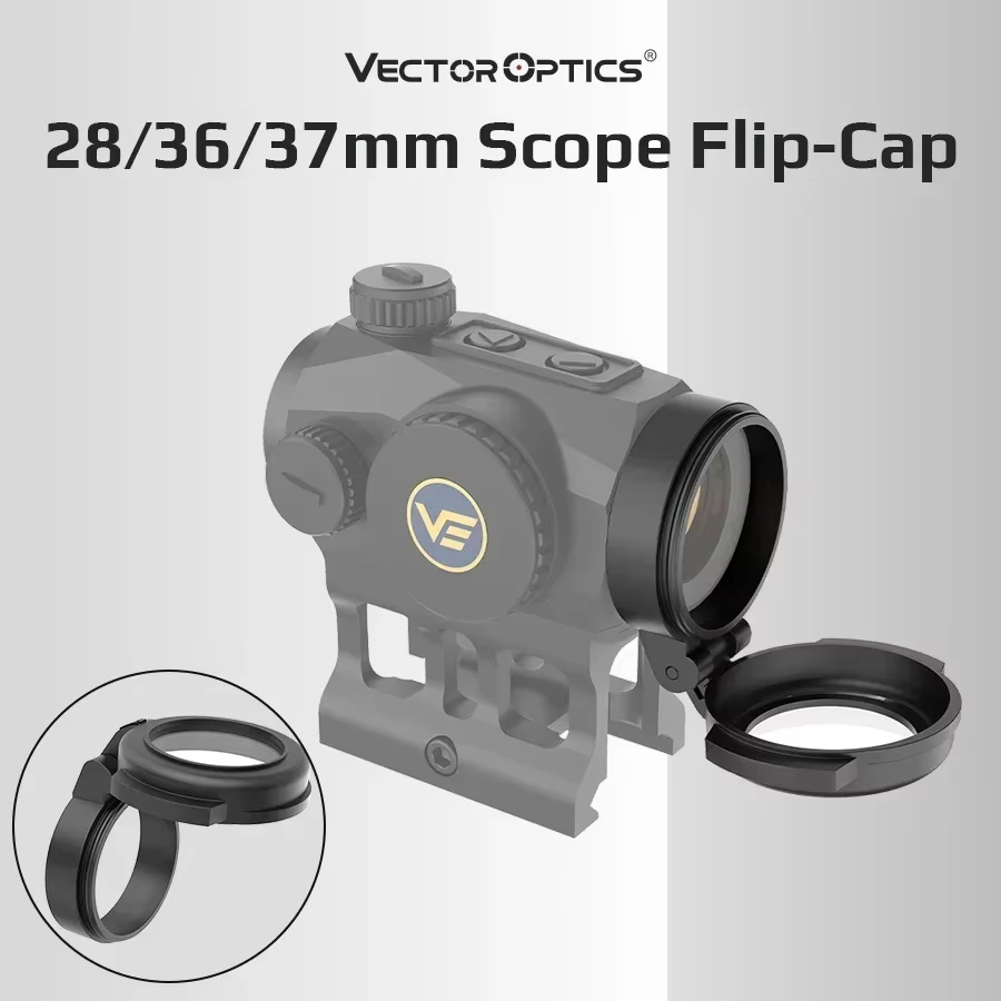 Tapa abatible Vector Optics 36-37mm para mira punto rojo