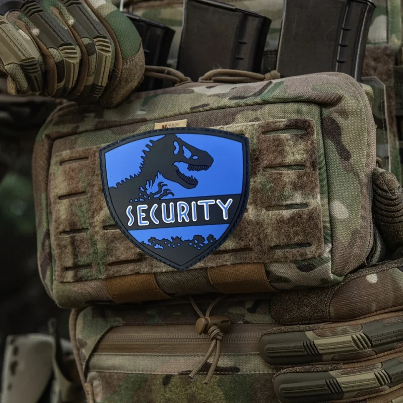 Parche PVC 3D de seguridad: insignia táctica para ropa y equipo - imagen 3
