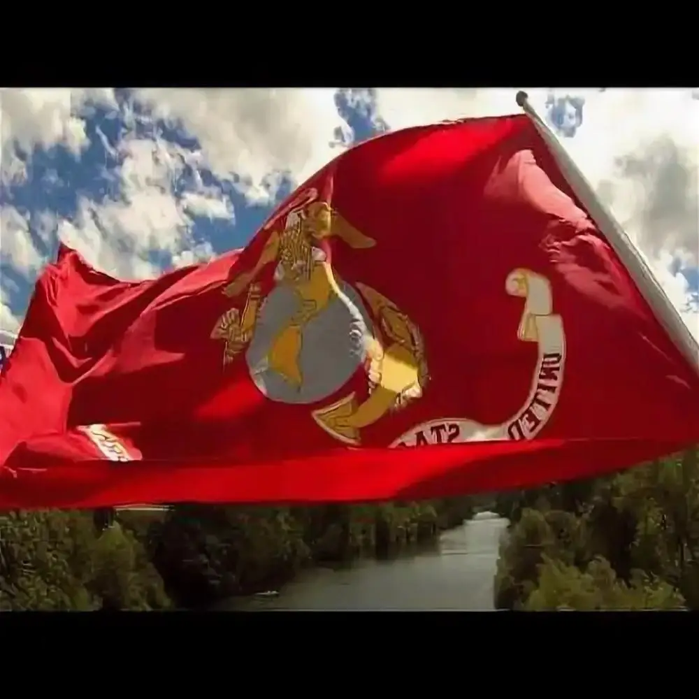 Bandera militar de poliéster US Marines para exterior táctica - imagen 5