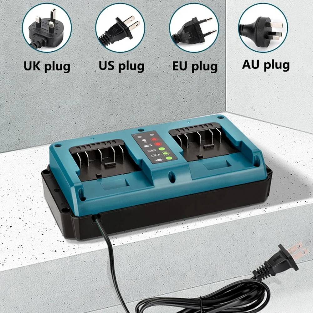 Cargador Bosch GAX1418V doble puerto para baterías Li-ion 14.4V 18V - imagen 2