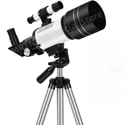 Telescopio astronómico monocular HD con trípode para Luna
