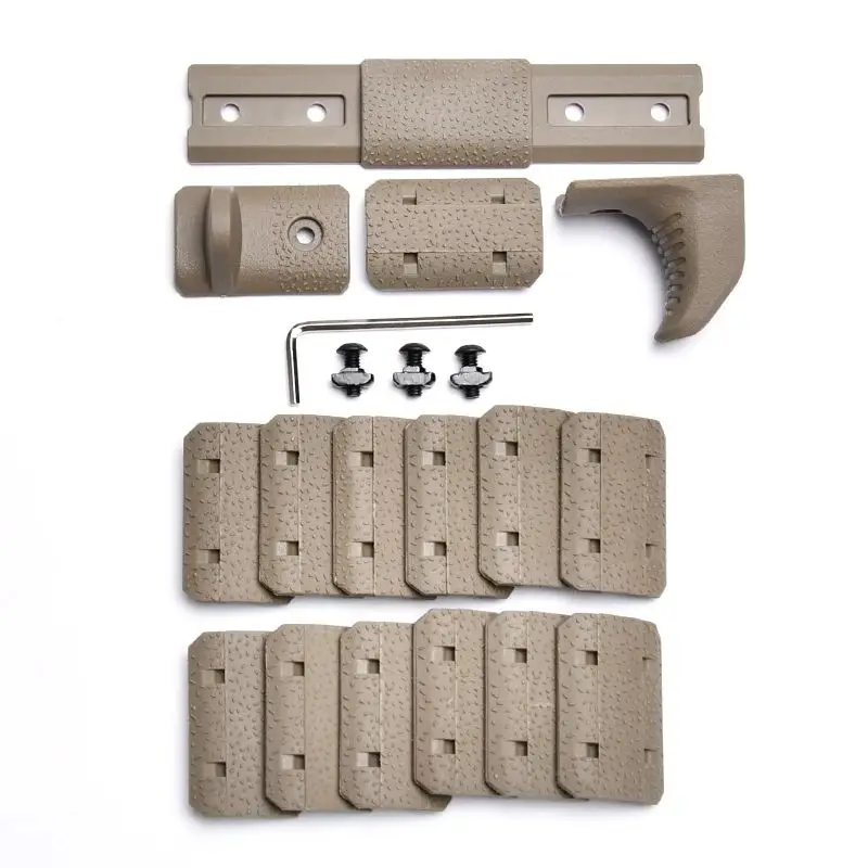 Cubierta protectora M-LOK de perfil bajo nylon táctica airsoft
