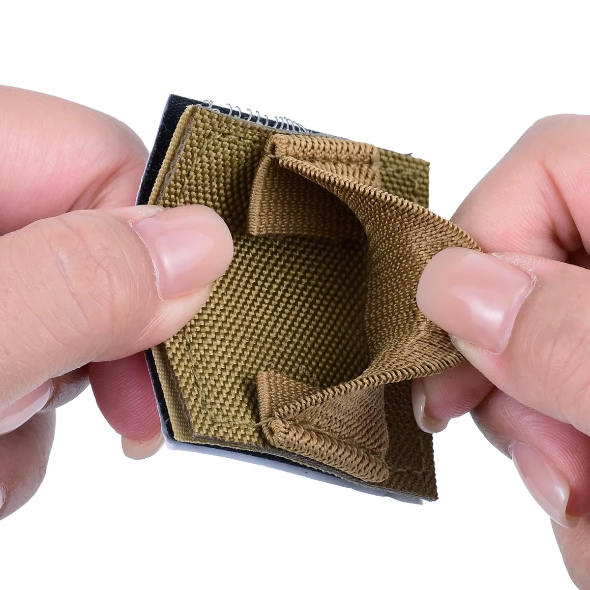 Organizador MOLLE elástico para cables y auriculares – arnés táctico - imagen 4