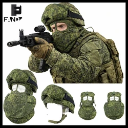 Casco táctico 6B49 EMR con máscara completa y gafas airsoft